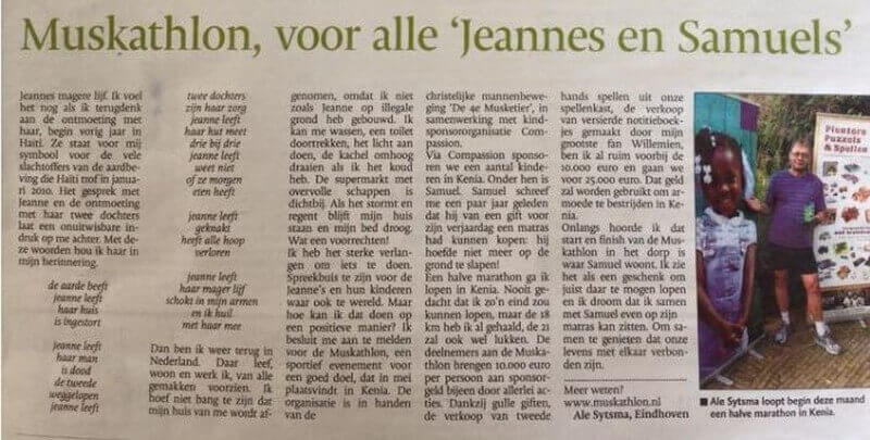 Eindhovens Dagblad 1 mei 2015