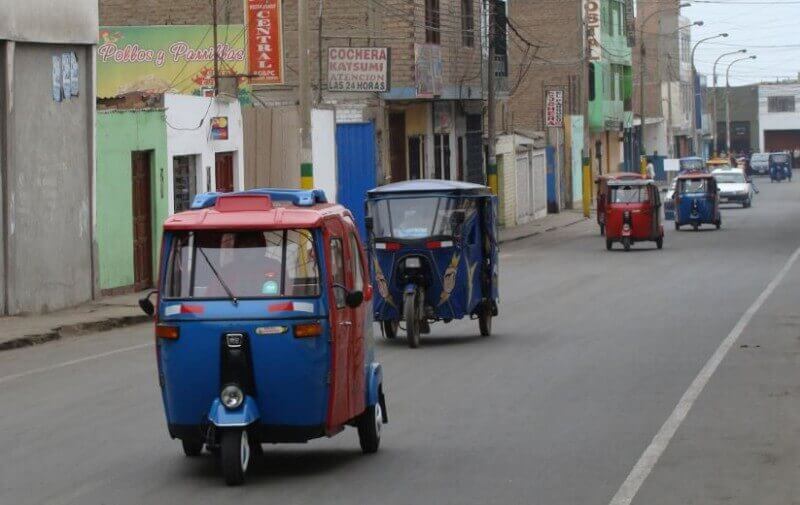 Motortaxi’s in Lima