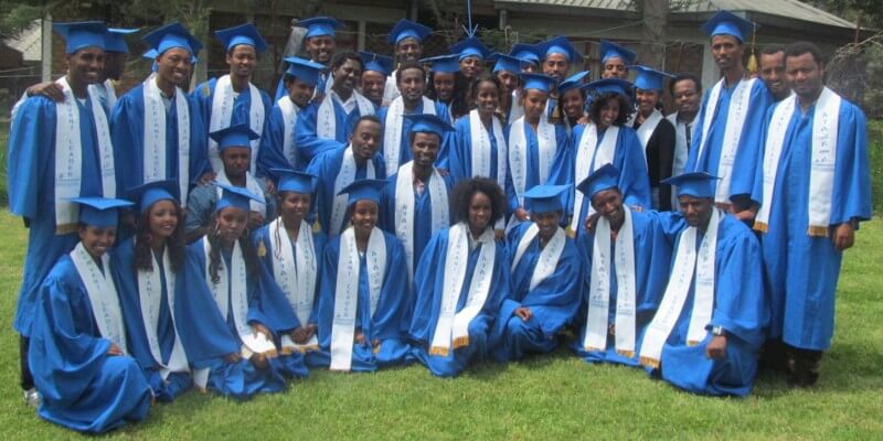Graduation ceremony LDP students 2014 Ethiopie